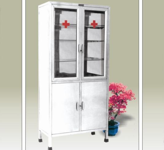 Tủ thuốc i nox có 2 đợt kính